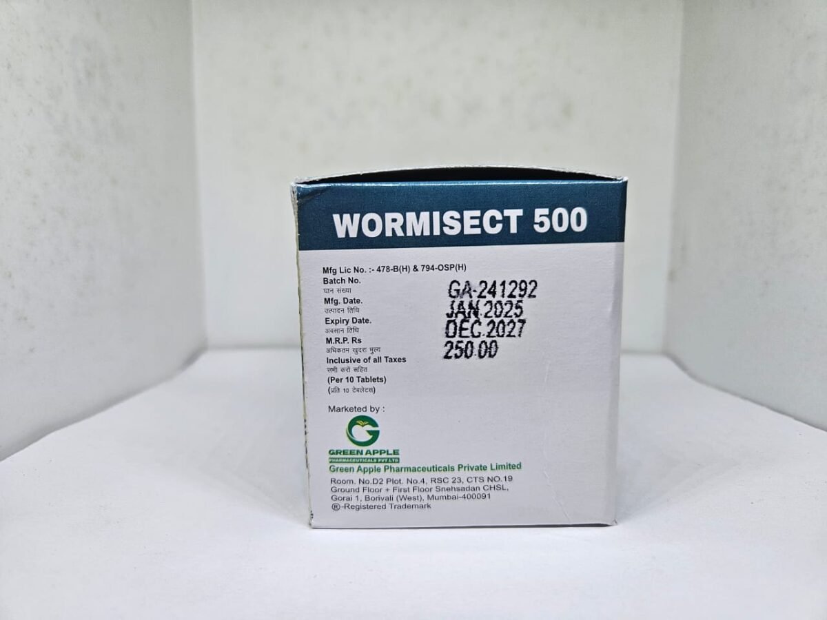 Wormisect 500 Fenbendazole 500mg Tablets