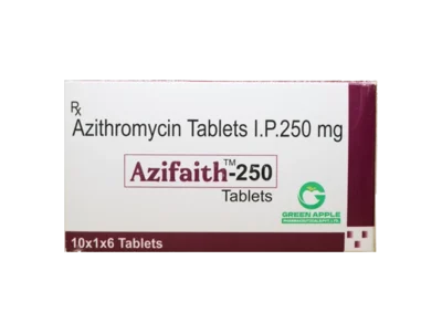 Azifaith 250 Azithromycin 250mg Tablets