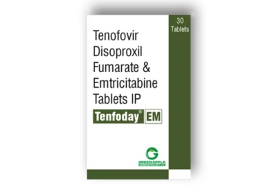 Tenfoday EM Tenofovir disoproxil fumarate 300mg + Emtricitabine 200mg Tablets