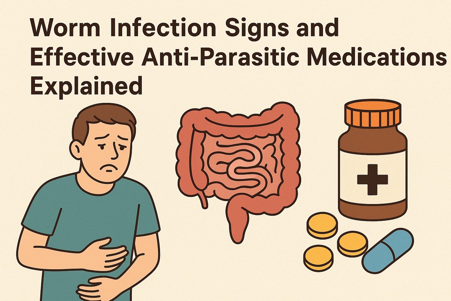 Worm Infection Signs and Effective Anti-Parasitic Medications Explained