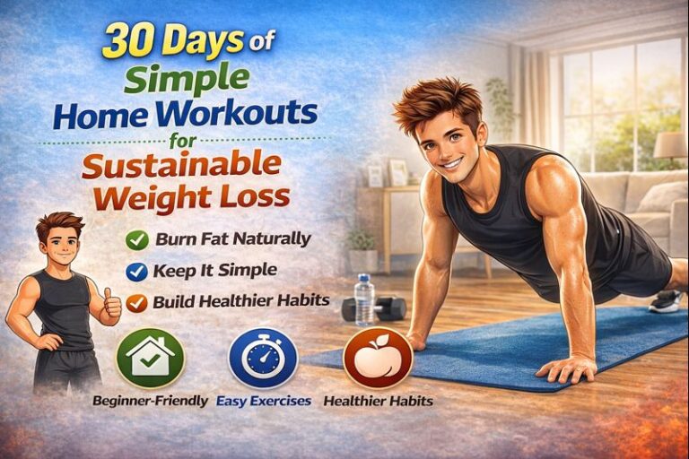 30-Day At-Home Fitness Plan to Burn Fat Naturally