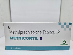 Metnilcortil 8  Methylprednisolone 8mg Tablet