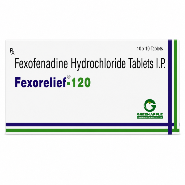 Fexorelief 120 – Fast Allergy Relief, Lasting Comfort, All Day.