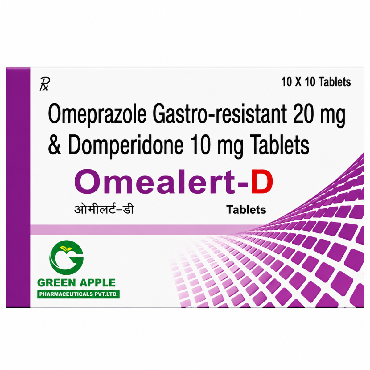 Omealert-D – Omeprazole 20mg & Domepridone 10mg Tablet