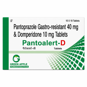 Pantoalert-D – Pantoprazole 40mg & Domepridone 10mg Tablet