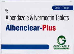 Albenclear Plus – Albendazole 400mg & Ivermectin 6mg tablet,